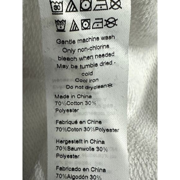 Societie Plus Hoodie Jacket Lightweight Full Front Zip-Up Closure White 18 NWOT - Picture 11 of 11